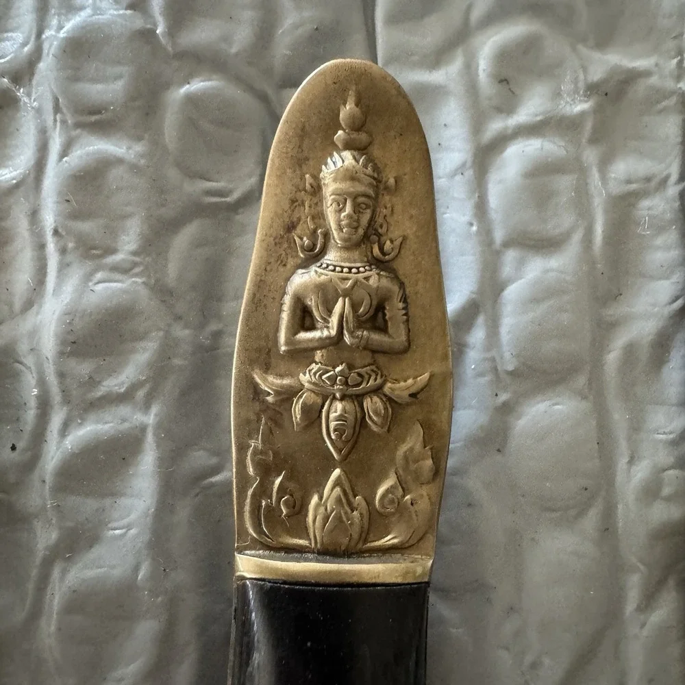 VINTAGE S. Samran Thailand Co BRASS/BRONZE FLATWARE MADE IN THAILAND 65 pieces‎